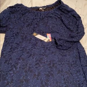 NWT LULAROE Eve Elegant Navy Blue